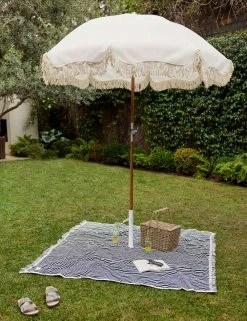 Lulu And Georgia Premium Beach Umbrella By Business & Pleasure Co. Outdoor Collection