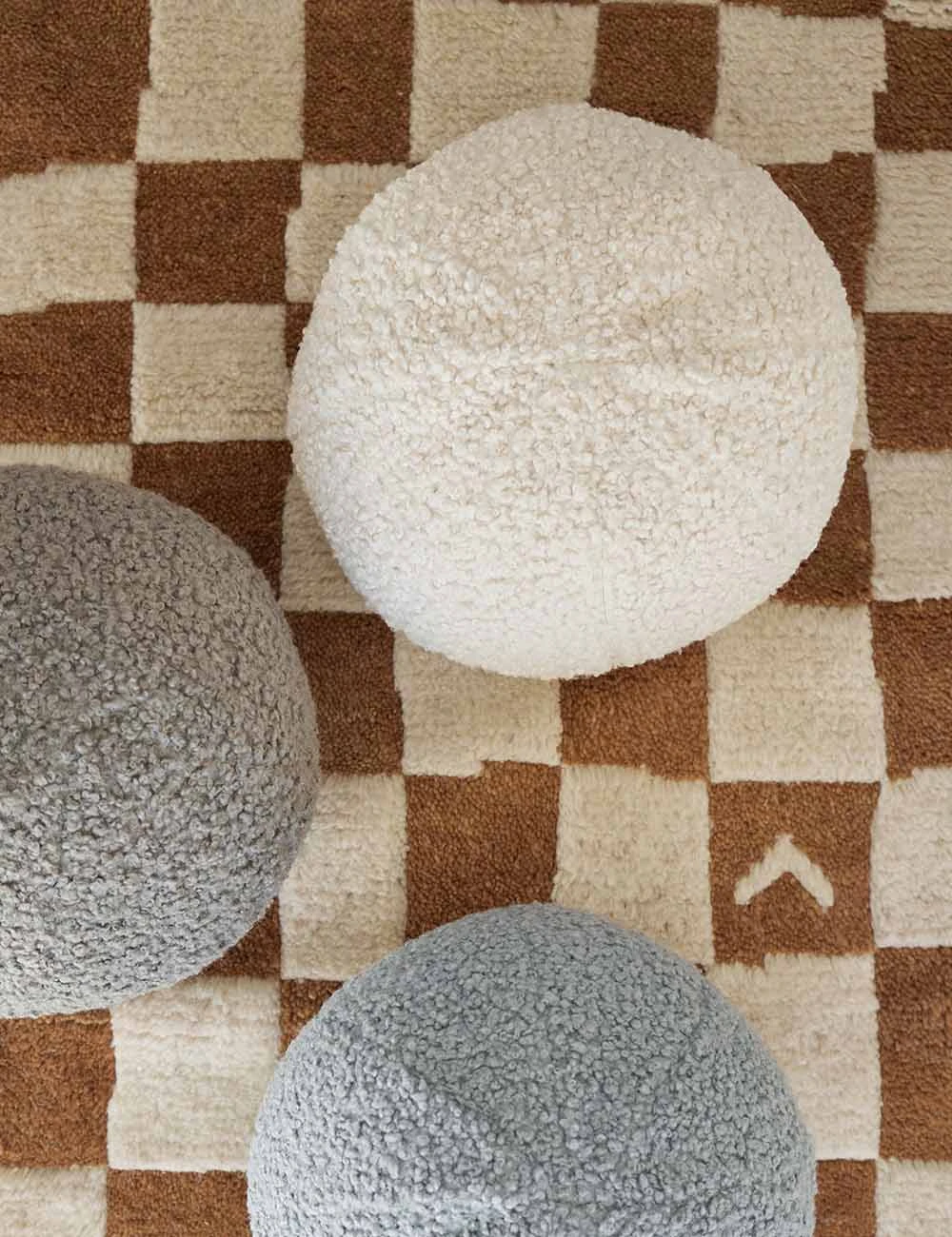 Lulu And Georgia Bouclé Ball Pillow By Sarah Sherman Samuel 10 Lulu And Georgia Bouclé Ball Pillow By Sarah Sherman Samuel