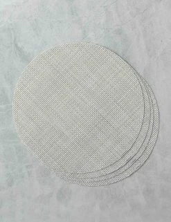Lulu And Georgia Chilewich Basketweave Round Placemat (Set Of 4) 17 Lulu And Georgia Chilewich Basketweave Round Placemat (Set Of 4)
