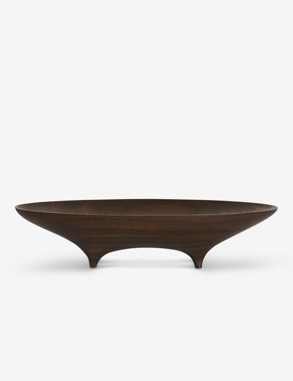 Lulu And Georgia Black Walnut Oval Footed Vessel By Namu Home Goods 7 Lulu And Georgia Black Walnut Oval Footed Vessel By Namu Home Goods