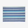 Lulu And Georgia New Bolé Road Textiles Turkana Bath Mat, Azure 2 Lulu And Georgia New Bolé Road Textiles Turkana Bath Mat, Azure