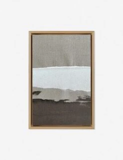 Lulu And Georgia 'Neutral Abstract No. 49' Wall Art By Visual Contrast