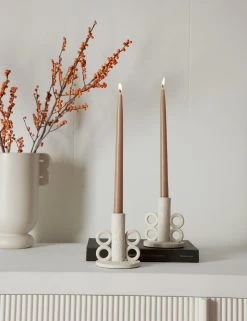 Lulu And Georgia Veracruz Taper Holder Curved + Rounded