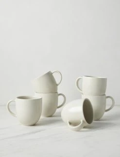 Lulu And Georgia Artful Proportions Collection Pacifica Mugs (Set Of 6) By Casafina