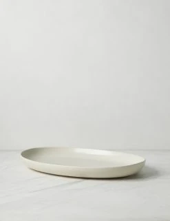 Lulu And Georgia Casafina Pacifica Oval Platter, Vanilla Artful Proportions Collection 11 Lulu And Georgia Casafina Pacifica Oval Platter, Vanilla Artful Proportions Collection