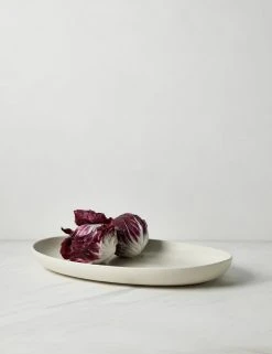 Lulu And Georgia Casafina Pacifica Oval Platter, Vanilla Artful Proportions Collection