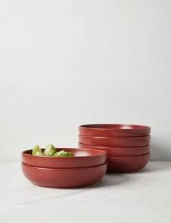 Lulu And Georgia Pacifica Pasta Bowls (Set Of 6) By Casafina Artful Proportions Collection