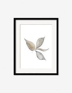 Lulu And Georgia Muted Pastels 'Faded Leaves' Print By Céline Nordenhed