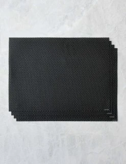 Lulu And Georgia Chilewich Basketweave Rectangle Placemat (Set Of 4) Outdoor Collection