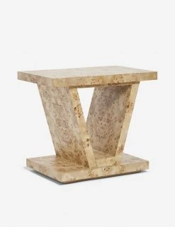 Lulu And Georgia Chloe Burl Wood Side Table New 14 Lulu And Georgia Chloe Burl Wood Side Table New