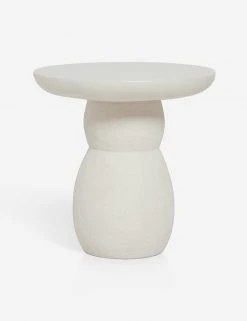 Lulu And Georgia Clouded Round Side Table By Sarah Sherman Samuel