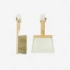 Lulu And Georgia Mr. And Mrs. Clynk Dustpan + Natural Brush With Wall Hooks Set By Andrée Jardin 1 Lulu And Georgia Mr. And Mrs. Clynk Dustpan + Natural Brush With Wall Hooks Set By Andrée Jardin