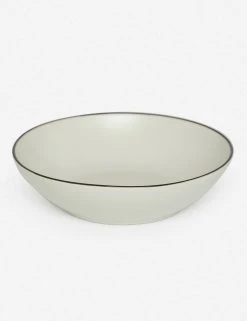 Lulu And Georgia Augusta Pasta Bowls (Set Of 6), Natural/Black By Costa Nova Artful Proportions Collection 7 Lulu And Georgia Augusta Pasta Bowls (Set Of 6), Natural/Black By Costa Nova Artful Proportions Collection