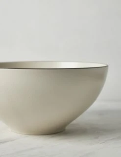 Lulu And Georgia Augusta Serving Bowl, Natural/Black By Costa Nova Artful Proportions Collection