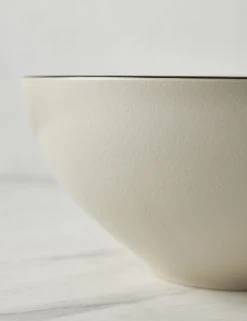 Lulu And Georgia Augusta Serving Bowl, Natural/Black By Costa Nova Artful Proportions Collection