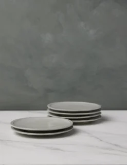 Lulu And Georgia Kitchen + Dining Friso Bread Plates (Set Of 6) By Costa Nova