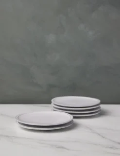 Lulu And Georgia Kitchen + Dining Friso Bread Plates (Set Of 6) By Costa Nova