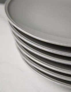 Lulu And Georgia Kitchen + Dining Friso Dinner Plates (Set Of 6) By Costa Nova