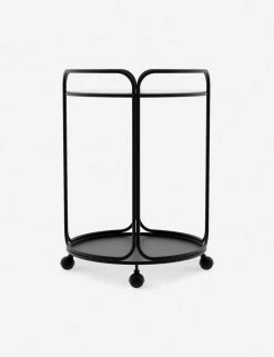 Lulu And Georgia Nathalie Round Bar Cart