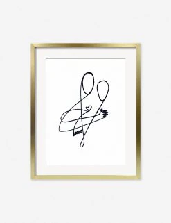 Lulu And Georgia 'Love' Print By Damienne Merlina Walls