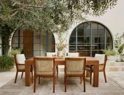 Lulu And Georgia Ness Indoor / Outdoor Dining Table Outdoor Collection