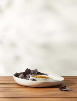 Lulu And Georgia Etta Bamboo Chip + Dip Set By Ekobo Outdoor Collection