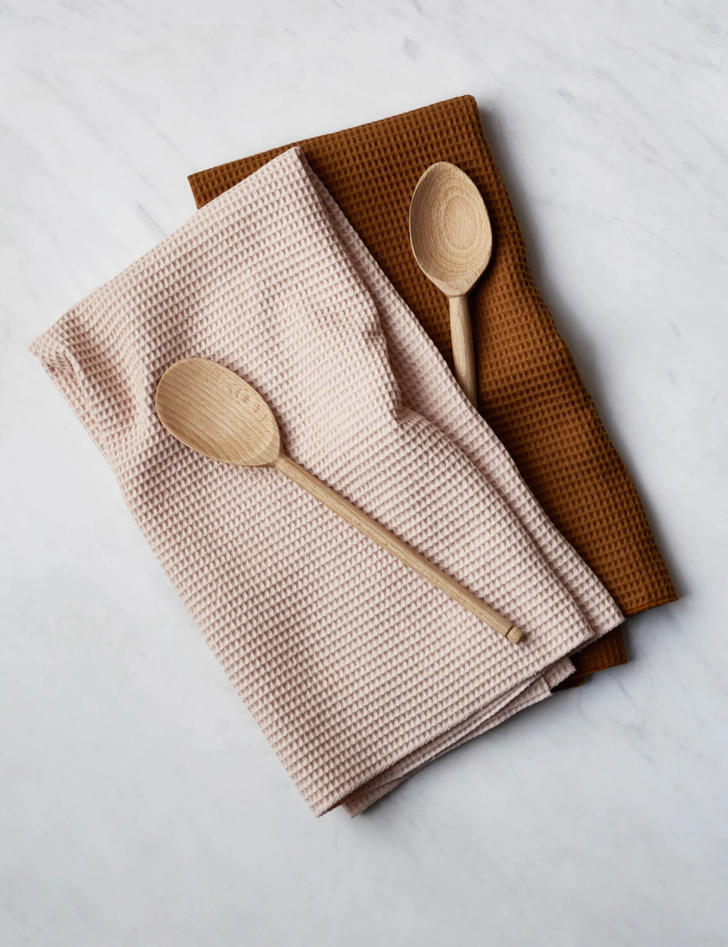 Lulu And Georgia Muted Pastels Essential Waffle Dish Towels, Blush/Terracotta (Set Of 2) By Hawkins New York 3 Lulu And Georgia Muted Pastels Essential Waffle Dish Towels, Blush/Terracotta (Set Of 2) By Hawkins New York