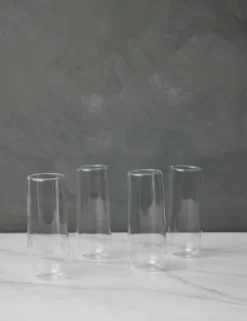 Lulu And Georgia Organic Champagne Flutes (Set Of 4) By Hawkins New York Kitchen + Dining