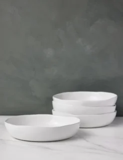 Lulu And Georgia Hawkins New York Organic Low Bowl, (Set Of 4) 9 Lulu And Georgia Hawkins New York Organic Low Bowl, (Set Of 4)