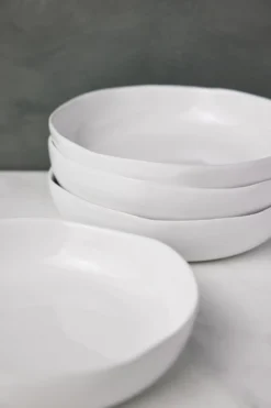 Lulu And Georgia Hawkins New York Organic Low Bowl, (Set Of 4) 8 Lulu And Georgia Hawkins New York Organic Low Bowl, (Set Of 4)