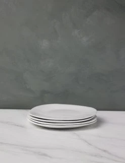 Lulu And Georgia Hawkins New York Organic Salad Plates, (Set Of 4) Curved + Rounded 8 Lulu And Georgia Hawkins New York Organic Salad Plates, (Set Of 4) Curved + Rounded