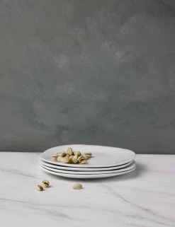 Lulu And Georgia Hawkins New York Organic Salad Plates, (Set Of 4) Curved + Rounded