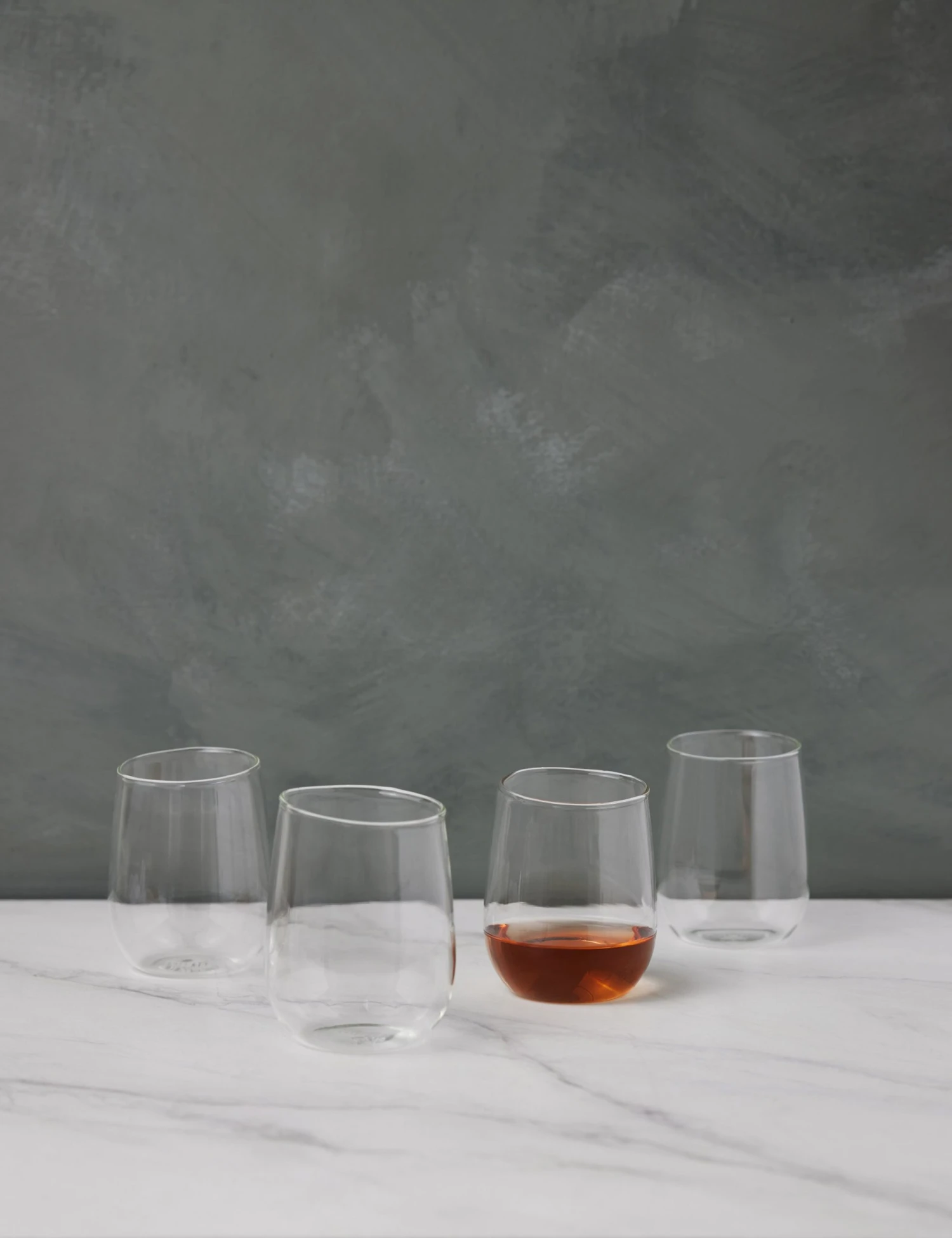 Lulu And Georgia Kitchen + Dining Organic Stemless Wine Glasses (Set Of 4) By Hawkins New York 3 Lulu And Georgia Kitchen + Dining Organic Stemless Wine Glasses (Set Of 4) By Hawkins New York