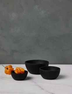 Lulu And Georgia Spring Collection Simple Cast Iron Bowls (Set Of 3) By Hawkins New York
