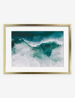 Lulu And Georgia 'Crashing Waves' Photography Print By Ingrid Beddoes New