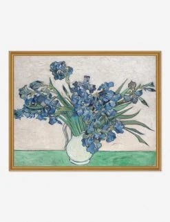 Lulu And Georgia Walls 'Irises' Print By Vincent Van Gogh