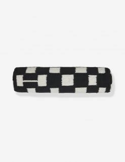 Lulu And Georgia Irregular Checkerboard Bolster Pillow By Sarah Sherman Samuel Sarah Sherman Samuel Collection