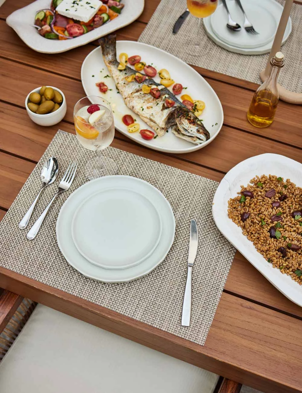 Lulu And Georgia Outdoor Collection Alfresco Bamboo Dinner Plates (Set Of 4) 4 Lulu And Georgia Outdoor Collection Alfresco Bamboo Dinner Plates (Set Of 4)