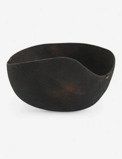 Lulu And Georgia New Korean White Oak Black Wave Bowl, Medium By Namu Home Goods
