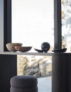 Lulu And Georgia Charred Korean Mahogany Moon Jar, Small By Namu Home Goods