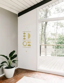 Lulu And Georgia Circle & Line Quadrant Wall Hanging Walls