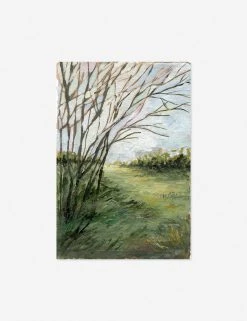 Lulu And Georgia Mossy Greens 'The Quiet' Print By Laurel-Dawn Latshaw