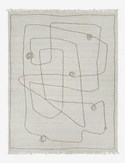 Lulu And Georgia Line Drawing Flatweave Rug By Sarah Sherman Samuel