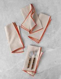 Lulu And Georgia New MADRE Linen Napkins (Set Of 4)