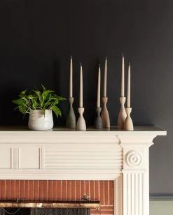 Lulu And Georgia Malene Barnett Kindred Collection Pantry Candlestick (Set Of 6) By Farmhouse Pottery