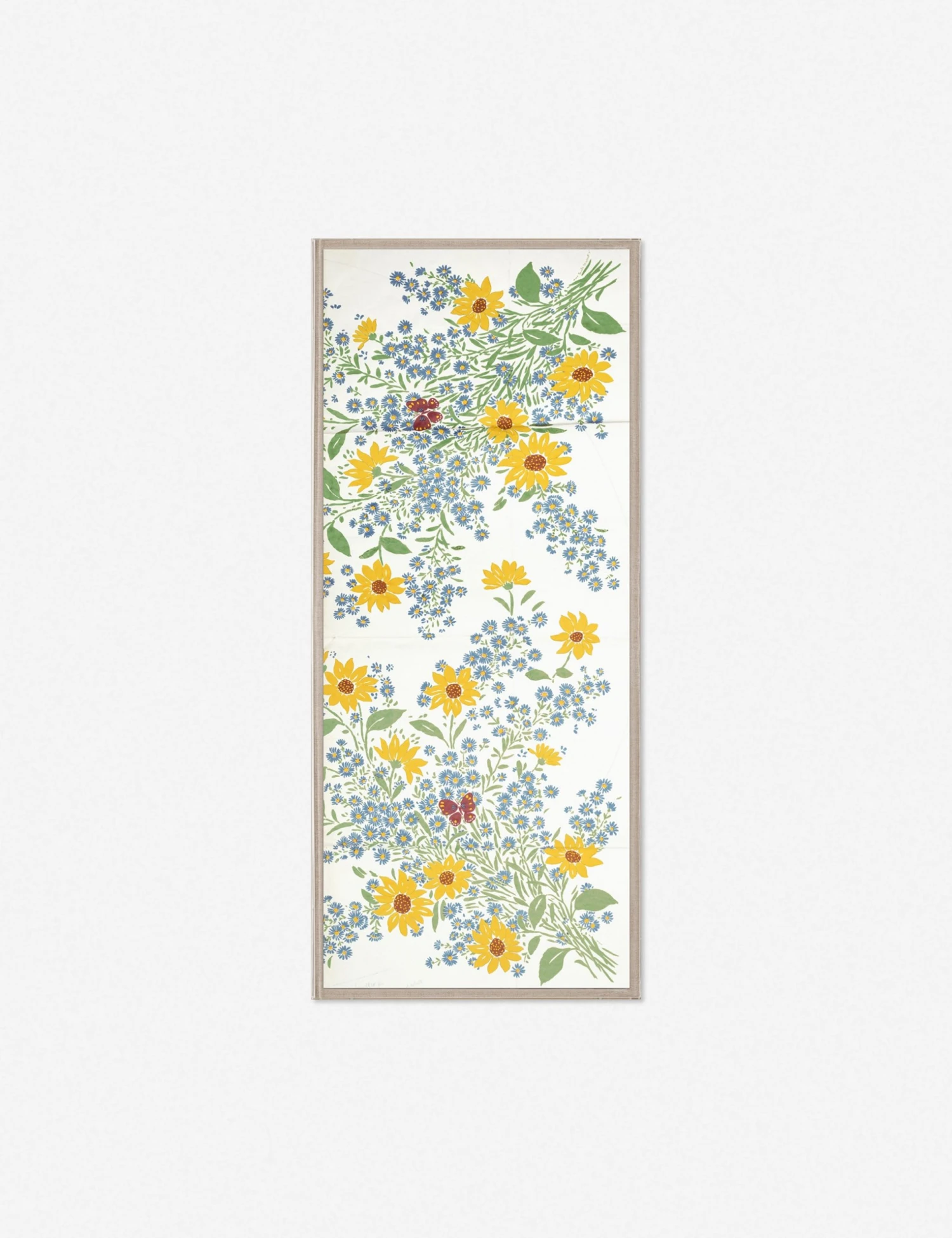 Lulu And Georgia Walls 'Fleurs Vertes Jaunes 2' Print By Paule Marrot 3 Lulu And Georgia Walls 'Fleurs Vertes Jaunes 2' Print By Paule Marrot