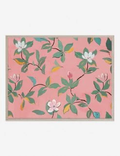 Lulu And Georgia 'Pink Magnolias' Print By Paule Marrot Walls