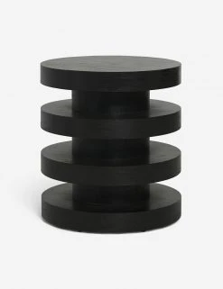 Lulu And Georgia Pentwater Round Side Table By Sarah Sherman Samuel, Black 14 Lulu And Georgia Pentwater Round Side Table By Sarah Sherman Samuel, Black