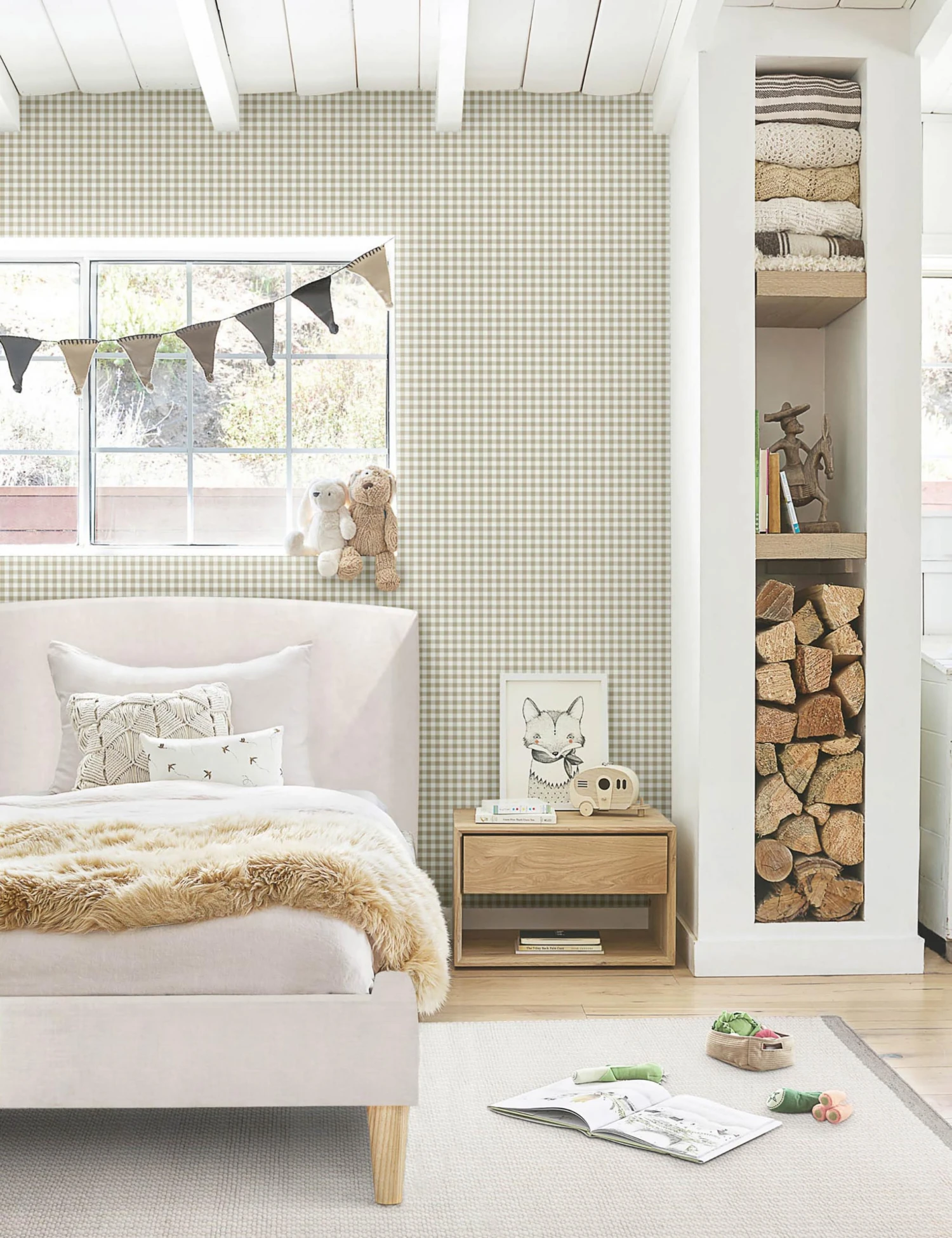 Lulu And Georgia Rylee + Cru Gingham Wallpaper 3 Lulu And Georgia Rylee + Cru Gingham Wallpaper