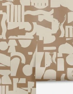 Lulu And Georgia Organic Shapes Wallpaper By Sarah Sherman Samuel